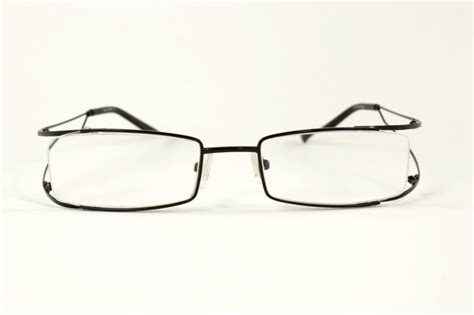 Rectangular Reading Glasses With Rounded Metal Sides K Eyes