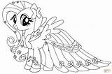 Fluttershy Coloring Pony Little Pages Supercoloring Dash Rainbow Printable Drawing Print Super Sheets Kids sketch template