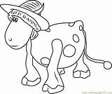 Cow Ermintrude Coloring Roundabout Magic Coloringpages101 Pages Online sketch template