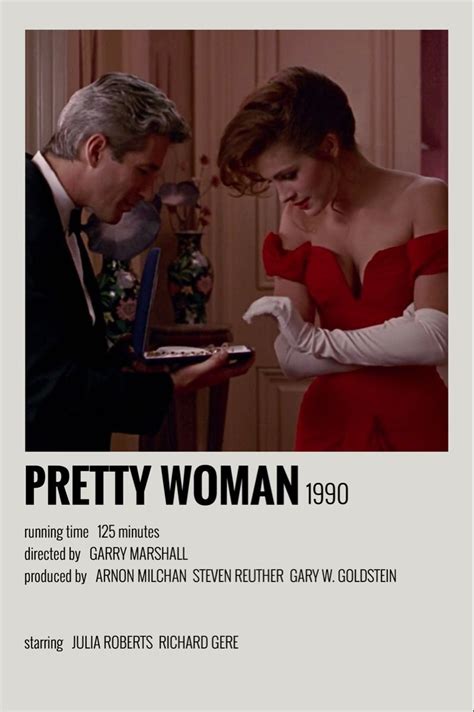 Polaroid Movie Poster Pretty Woman Film Posters Minimalist Movie