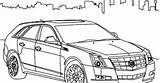 Cadillac Coloring Pages Car Cars sketch template