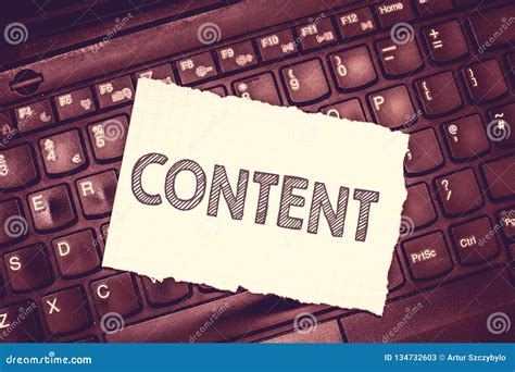 conceptual hand writing showing content business photo text