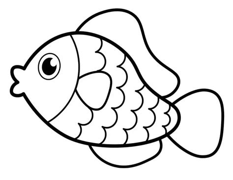 cute rainbow fish coloring page  print  color