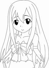 Fairy Tail Coloring Pages Wendy Anime Search Dessin Coloriage Erza Manga Et Color Chibi Printable Getcolorings Un Facile Colorings Drawing sketch template