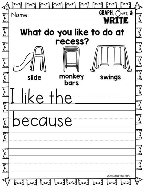 creative writing activities  kindergarten creative writing lesson