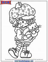 Coloring Strawberry Shortcake Pages Vintage Original Character Characters Clipart Printable Kids Sheets Adult Popular Books Library Hmcoloringpages sketch template