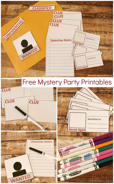 murder mystery printables printable world holiday