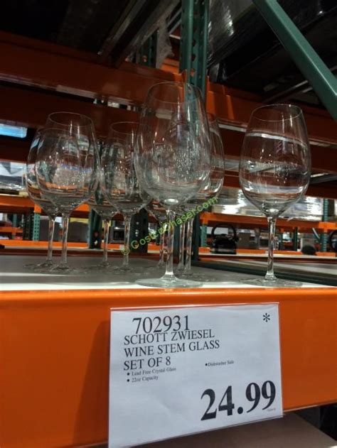 Schott Zwiesel Wine Stem Glass Set Of 8 Costcochaser