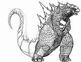 Godzilla Mewarnai Colorluna Robo Ghidorah Adora Lineart Gambar Shin Everfreecoloring sketch template