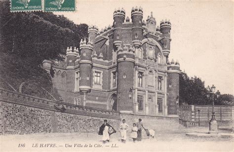 le havre villa des gadelles carte postale ancienne  vue dhier  aujourdhui geneanet