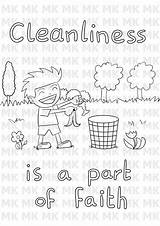 Studies Cleanliness Worksheet sketch template