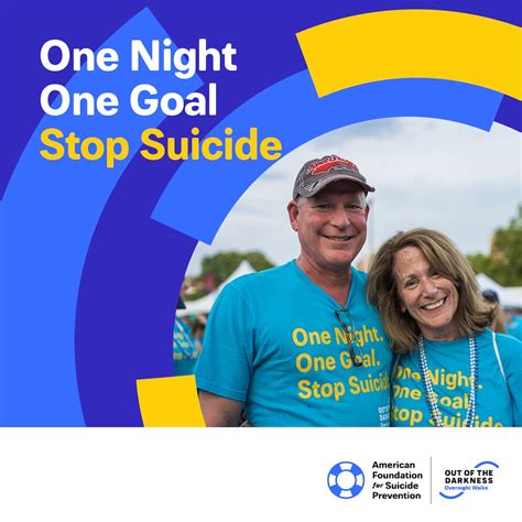 the american foundation for suicide prevention hosts overnight walk to