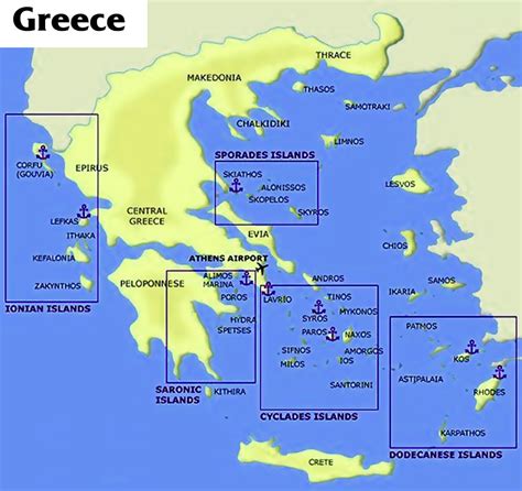 islands  greece  largest island   crowded greek island    visited greek
