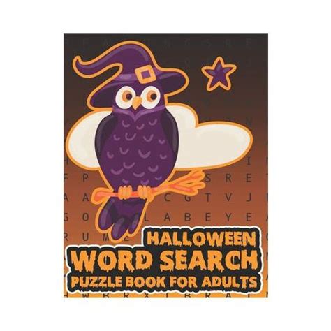 halloween word search puzzle book  adults large print spooky word