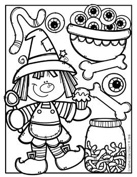 black halloween item color page coloring page   witch  skull