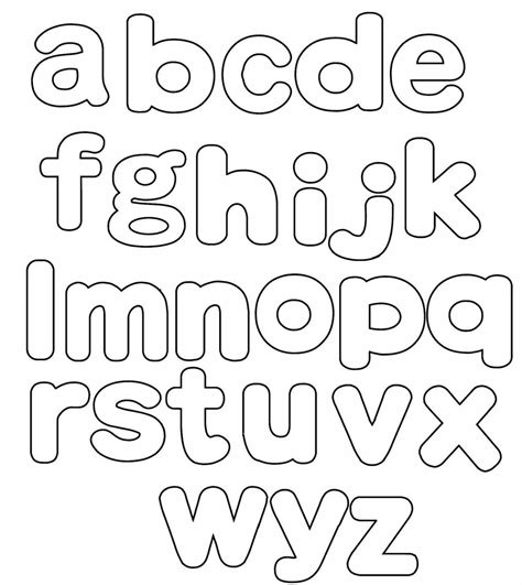 bubble letters cut  printable letter stencils pin  beata gorska
