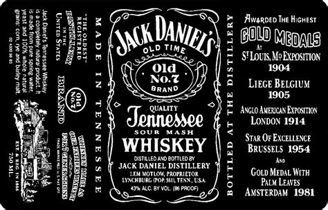 jack daniels label template jack daniels label jack daniels jack