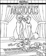 Aristocats Ausmalbilder Coloring Disney Pages Zum Gemerkt Azcoloring Von Printable Bilder sketch template