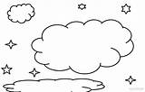 Coloring Cloud Pages Colouring Clouds Printable Sheet Sun Cool2bkids Kids Color Template Clipart Kid Choose Board Printables sketch template