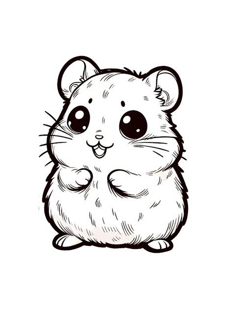 hamster coloring pages