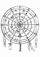 Mandala Wheel Medicine Coloring Indian Pages Mandalas Dream Native American Symbols Hellokids Worksheet Color Sentencing Catchers Printables Print Catcher Circles sketch template