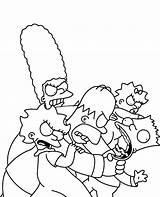 Simpsons Bart Strangles sketch template