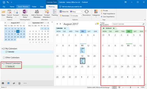 view another person s calendar in outlook 2016 for windows