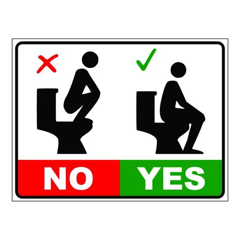 funny toiletwashroom usage instruction sign board    mm