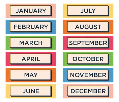 printable calendar headers months printableecom