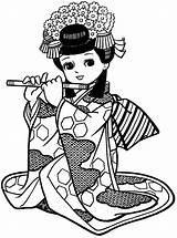 Japonesas Coloring Meninas Bonecas Japonesa Gueixas Gueixa Livro Menininhas Boneca Coloriages Zen Dinokids Escolar вишивка Elas Partager Caixa Luluzinha Senhor sketch template
