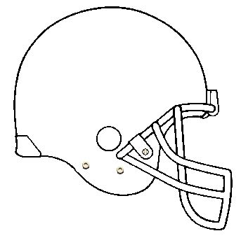 football helmet template clipartsco