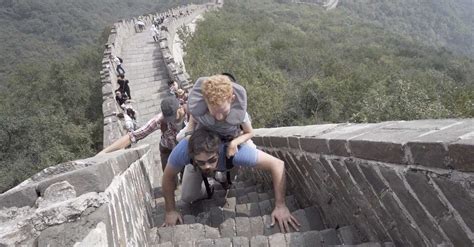 hiking the great wall of china live quickie sunrise medical
