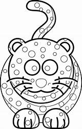 Leopard Cartoon Clipart Clip Coloring Cliparts Book Svg Colouring Line Graphics Cartoons Flowers Library Easy Drawing Clipartbest Draw Scalable Vector sketch template