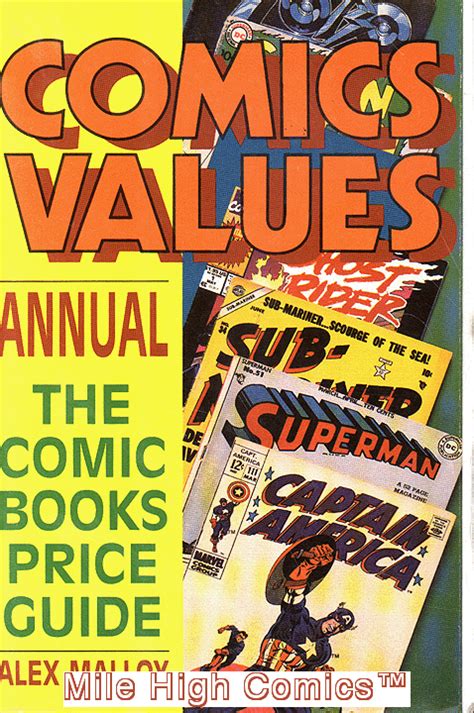 comics values annual comic books price guide tpb   fine ebay