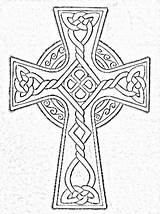 Celtic Cross Coloring Patterns Leather Tattoo Kreuz Line Drawing Pages Knot Designs Printable Tracing Crosses Knotwork Drawings Designlooter Tattoos Colouring sketch template