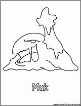 Muk Coloring Fun Pages Printable sketch template