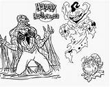 Coloring Scary Pages Halloween Printable Pumpkin Evil Kids Very Superhero Hand Spiderman Drawing Older Definition Color Getcolorings Getdrawings Colorings sketch template