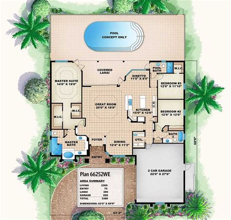 plan  comfortable florida home plan florida house plans coastal house plans   plan