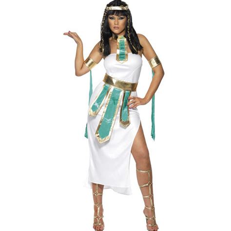 sexy egyptian cleopatra costume sleeveless cosplay greek goddess long