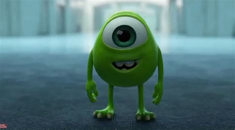 sticky situation  mike  pixars  monsters university