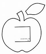 Apple Template Leaf Clipart Library Clip Cliparts Chiocciola Fra Lagret sketch template