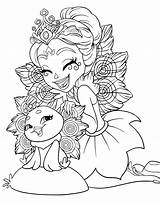Enchantimals Coloring Pages Printable Dolls Youloveit sketch template