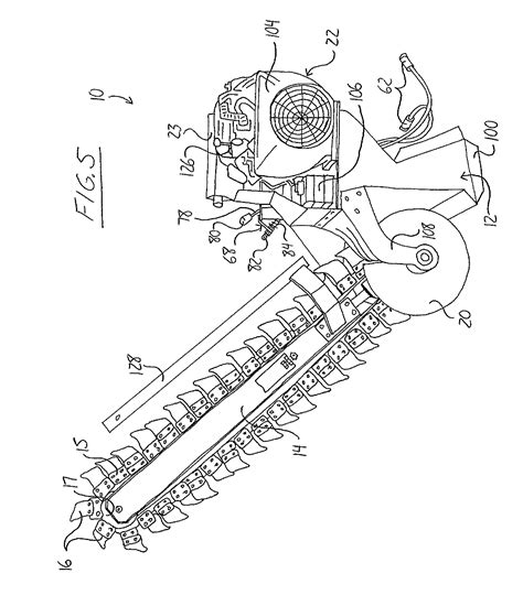 patent  trenching attachment   internal combustion engine google patents