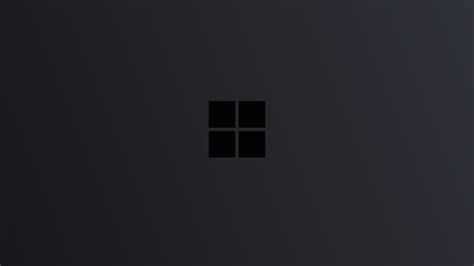 windows  logo minimal dark  resolution wallpaper