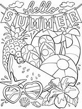 Coloring Pages Seasons sketch template