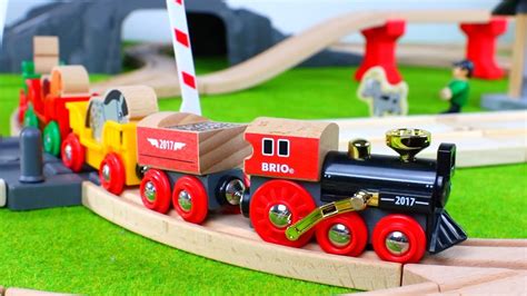 brio trains wooden locomotives steam train trucks cars brio train