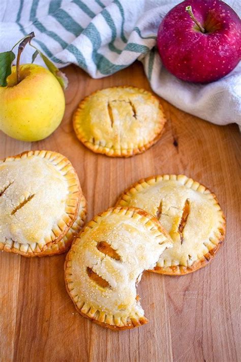 Baked Apple Cheddar Hand Pies Recipe Hand Pies Baked Apples Baking