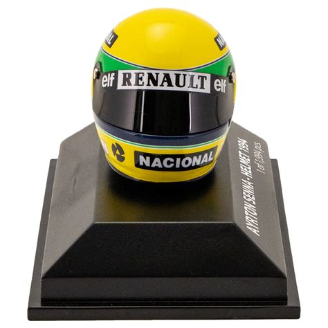 Ayrton Senna Helmet 1994 Scale 1 8 Ebay