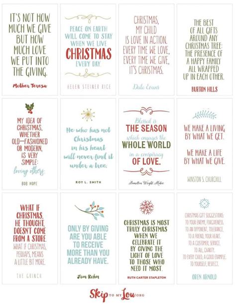 christmas quotes  printable cards christmas quotes christmas