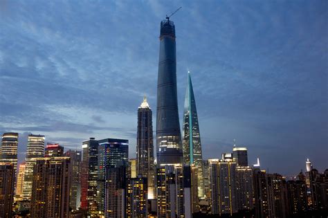 shanghai tower enters final stage  construction archdaily